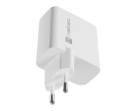 Natec RIBERA GAN 1X USB-A + 1X USB-C 65W BIAŁA - 1480433 - zdjęcie 3